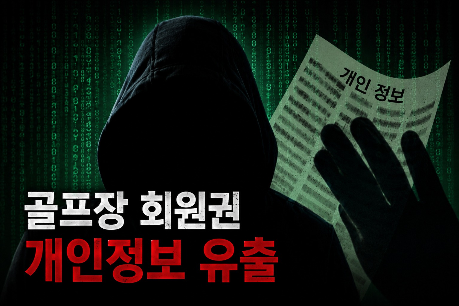 해킹 이슈 : 北 해킹조직 연계 의혹… 골프장 회원정보 대규모 유출 사고 발생